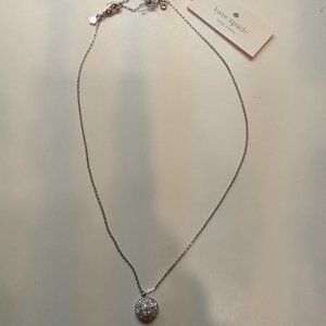 Kate Spade New Silver Motif Dome Necklace